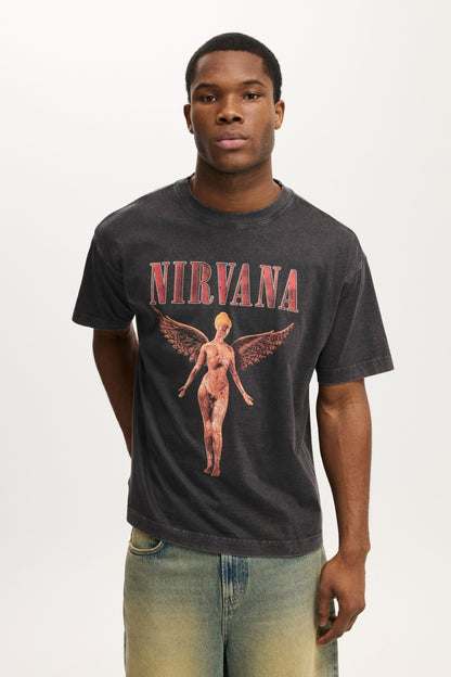 Nirvana Box Fit Music T-Shirt