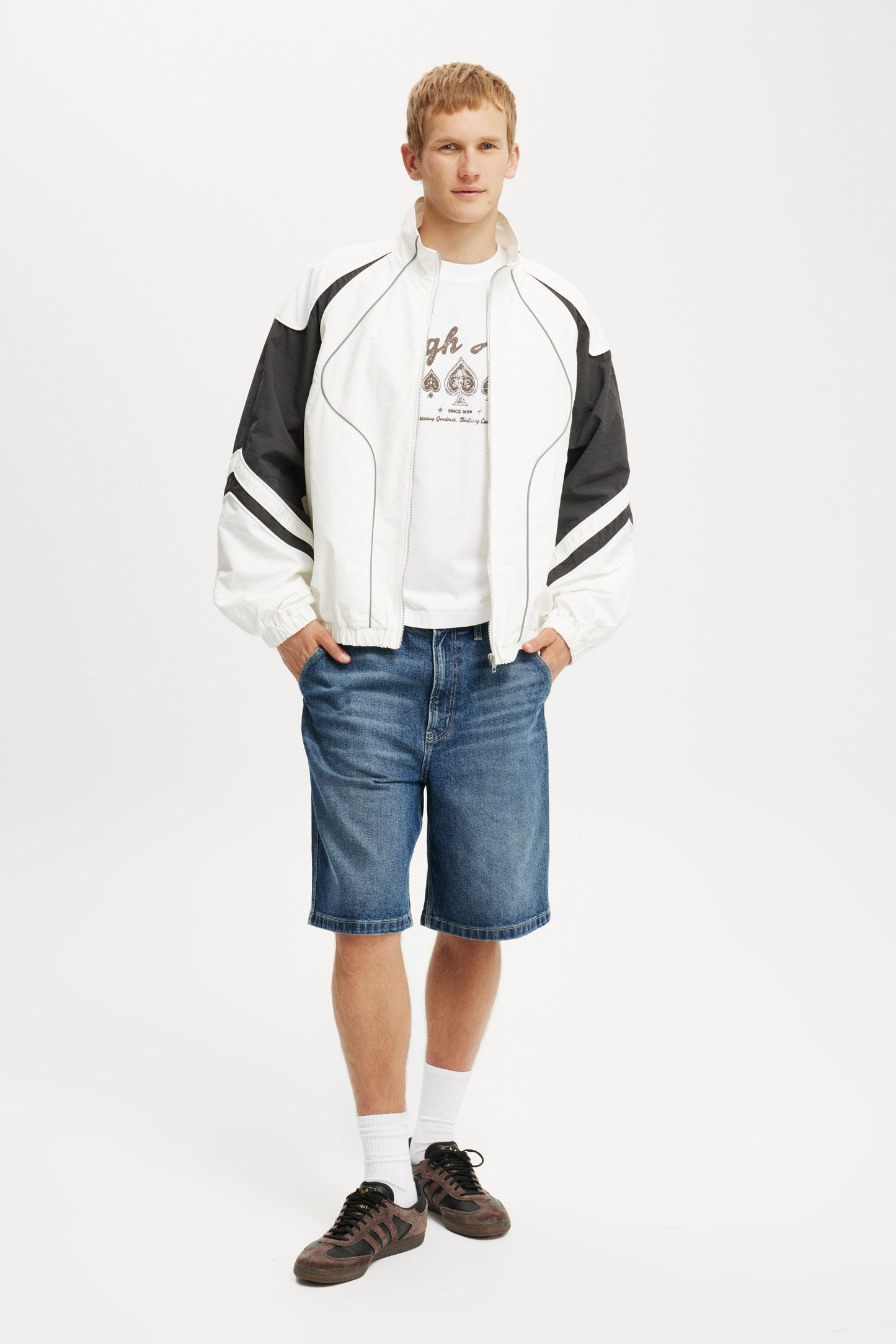 Panelled Racer Jacket