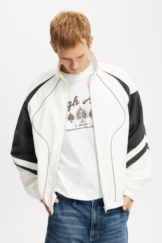 Panelled Racer Jacket