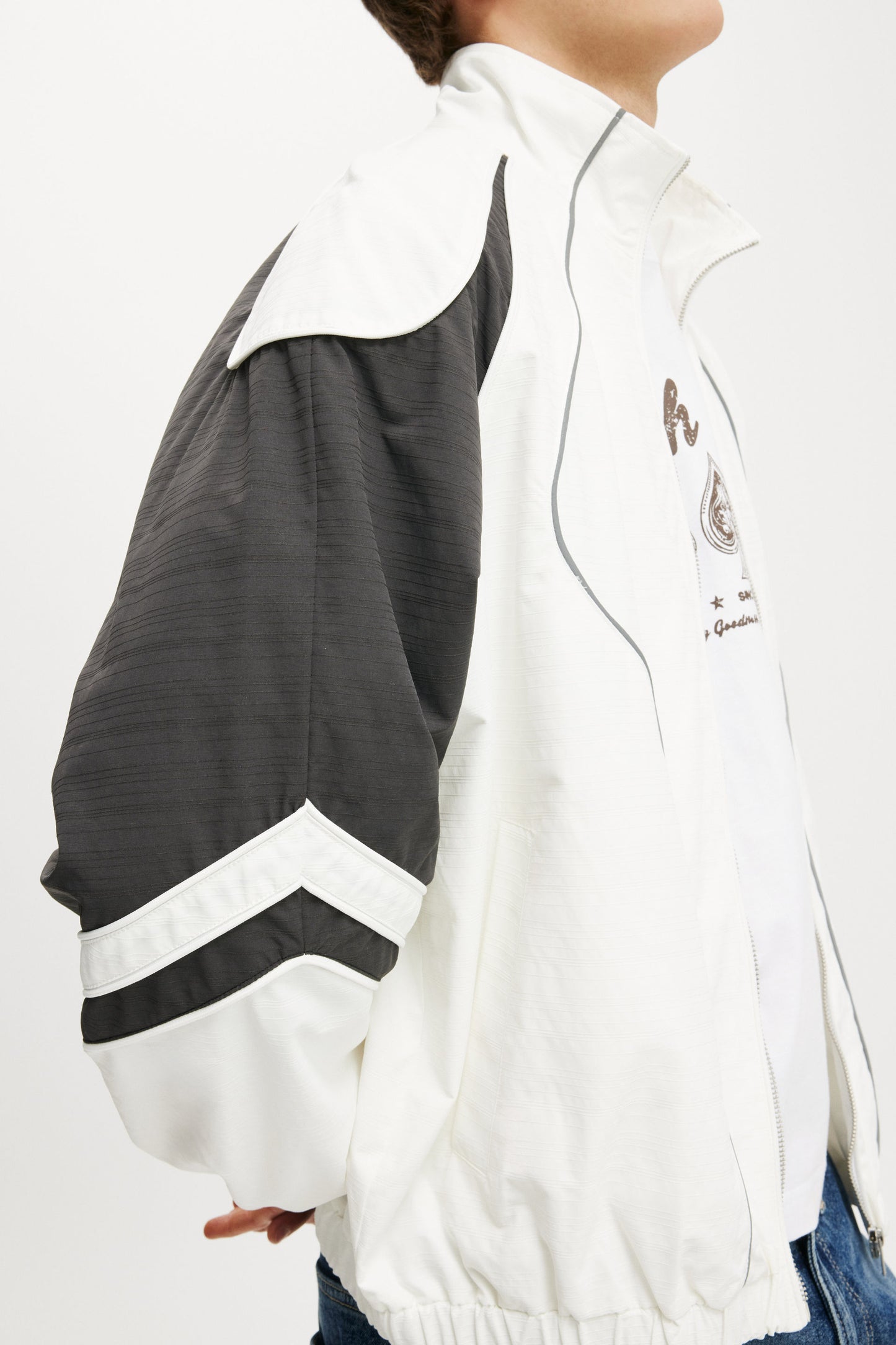 Panelled Racer Jacket