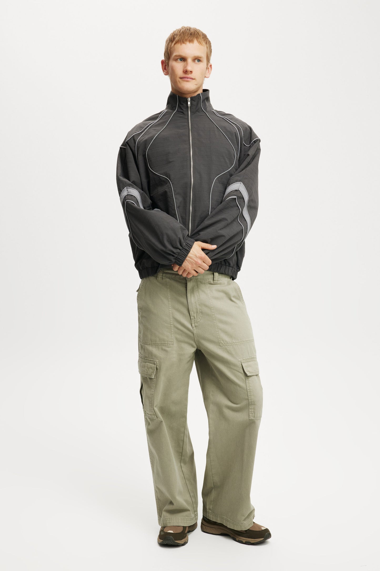 Panelled Racer Jacket