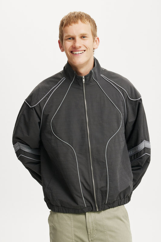 Panelled Racer Jacket