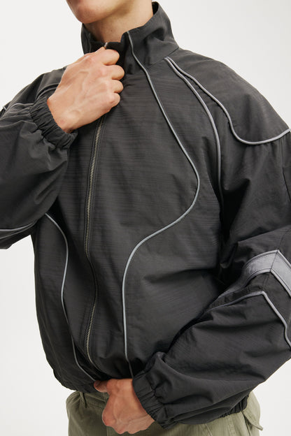 Panelled Racer Jacket