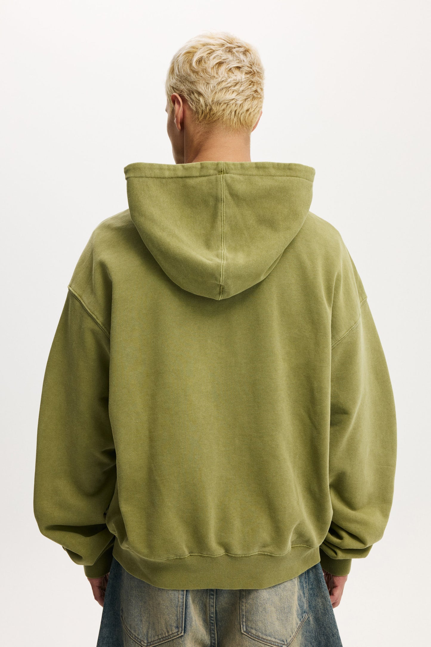 Cropped Zip Up Hoodie