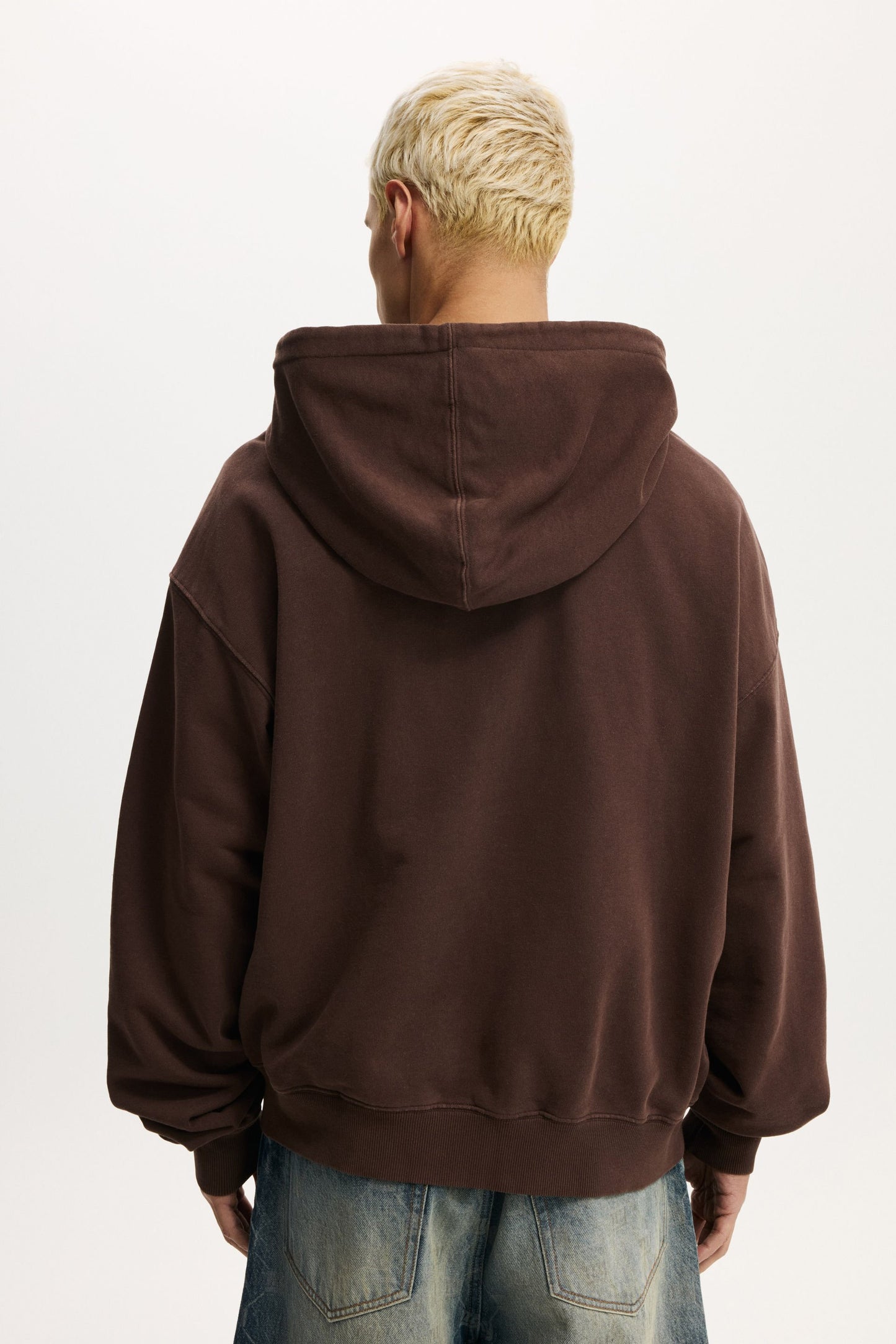 Cropped Zip Up Hoodie