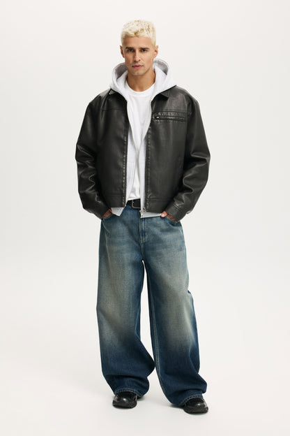 Cropped Zip Up Hoodie