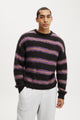 Box Fit Fuzzy Crew Knit
