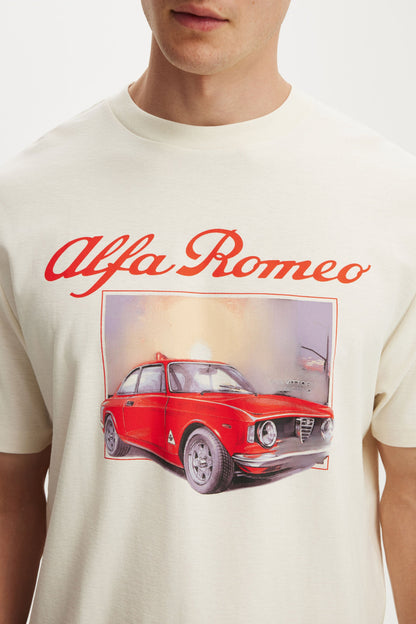 Cropped Fit Alfa Romeo T-Shirt