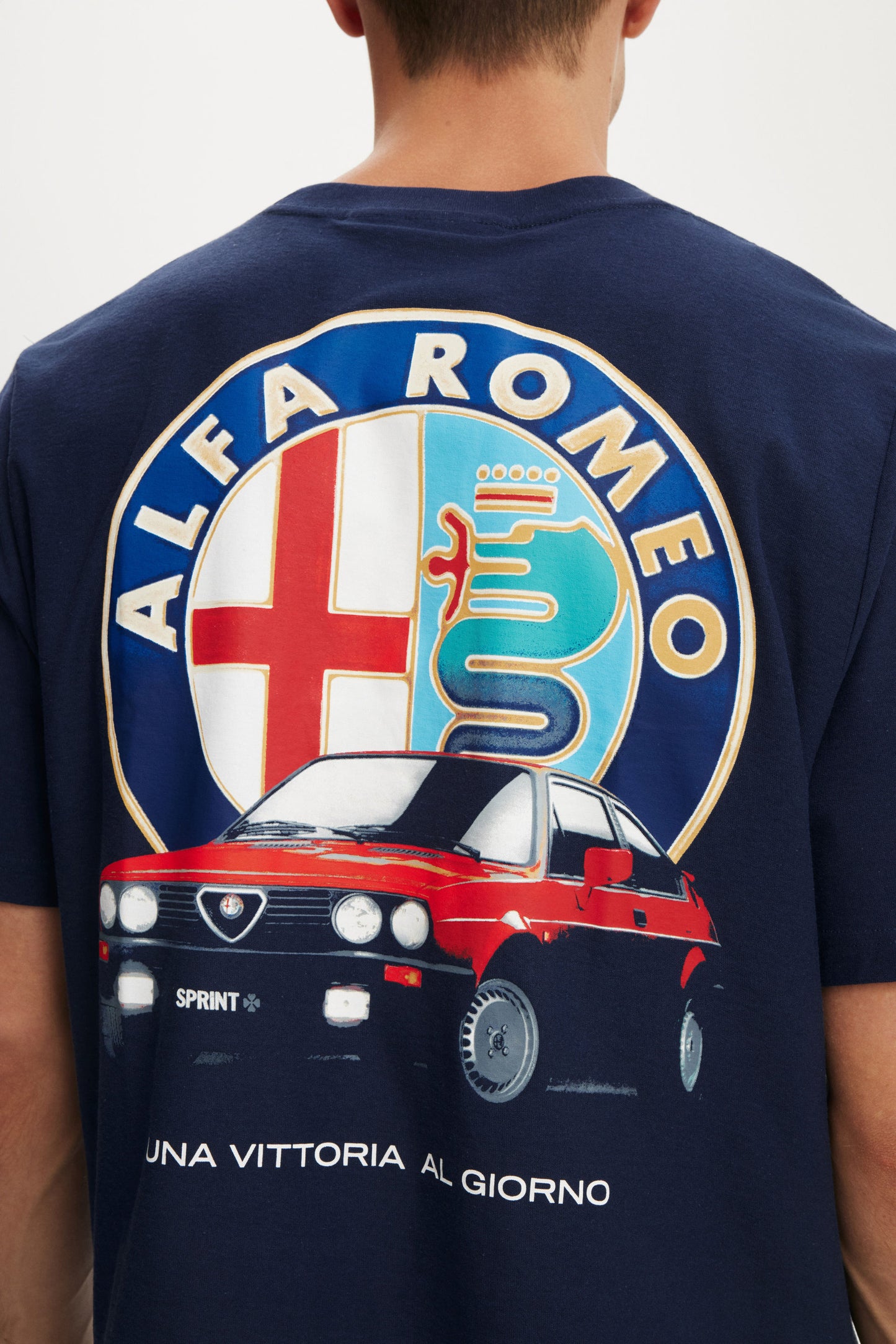 Cropped Fit Alfa Romeo T-Shirt