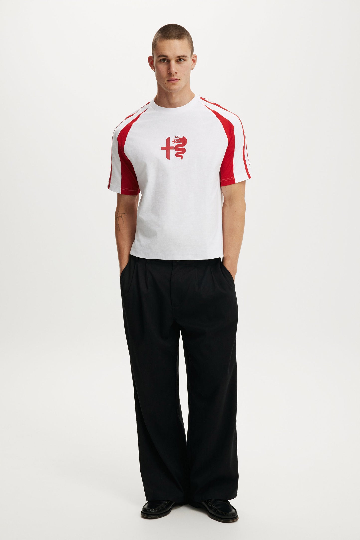 Cropped Fit Alfa Romeo T-Shirt