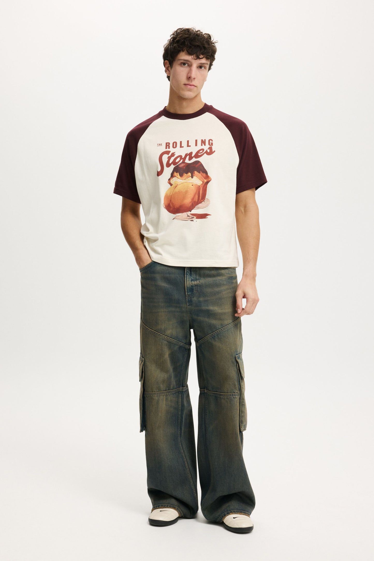 Rolling Stones Cropped Fit T-Shirt