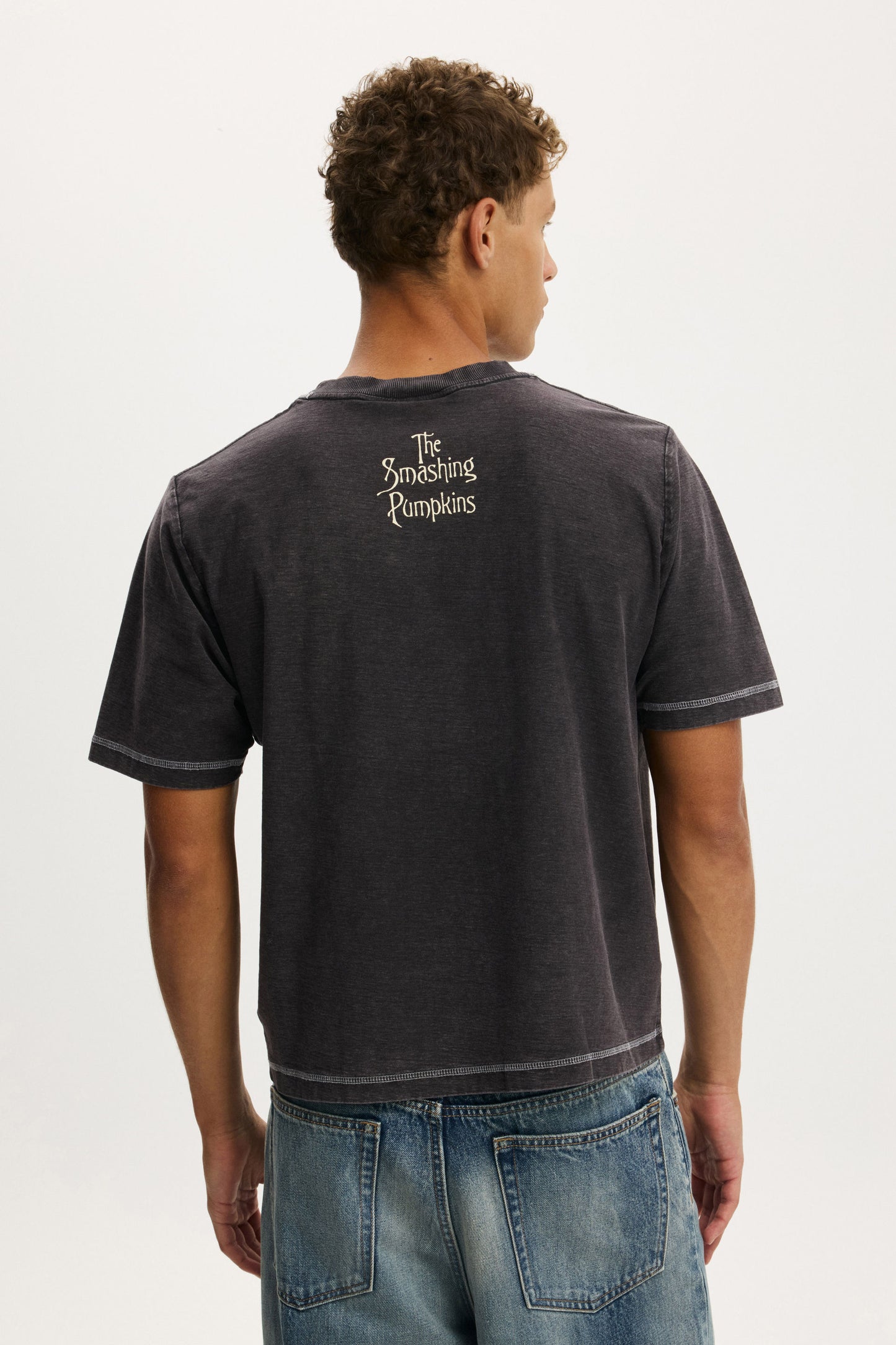 Smashing Pumpkins Cropped Fit Music T-Shirt