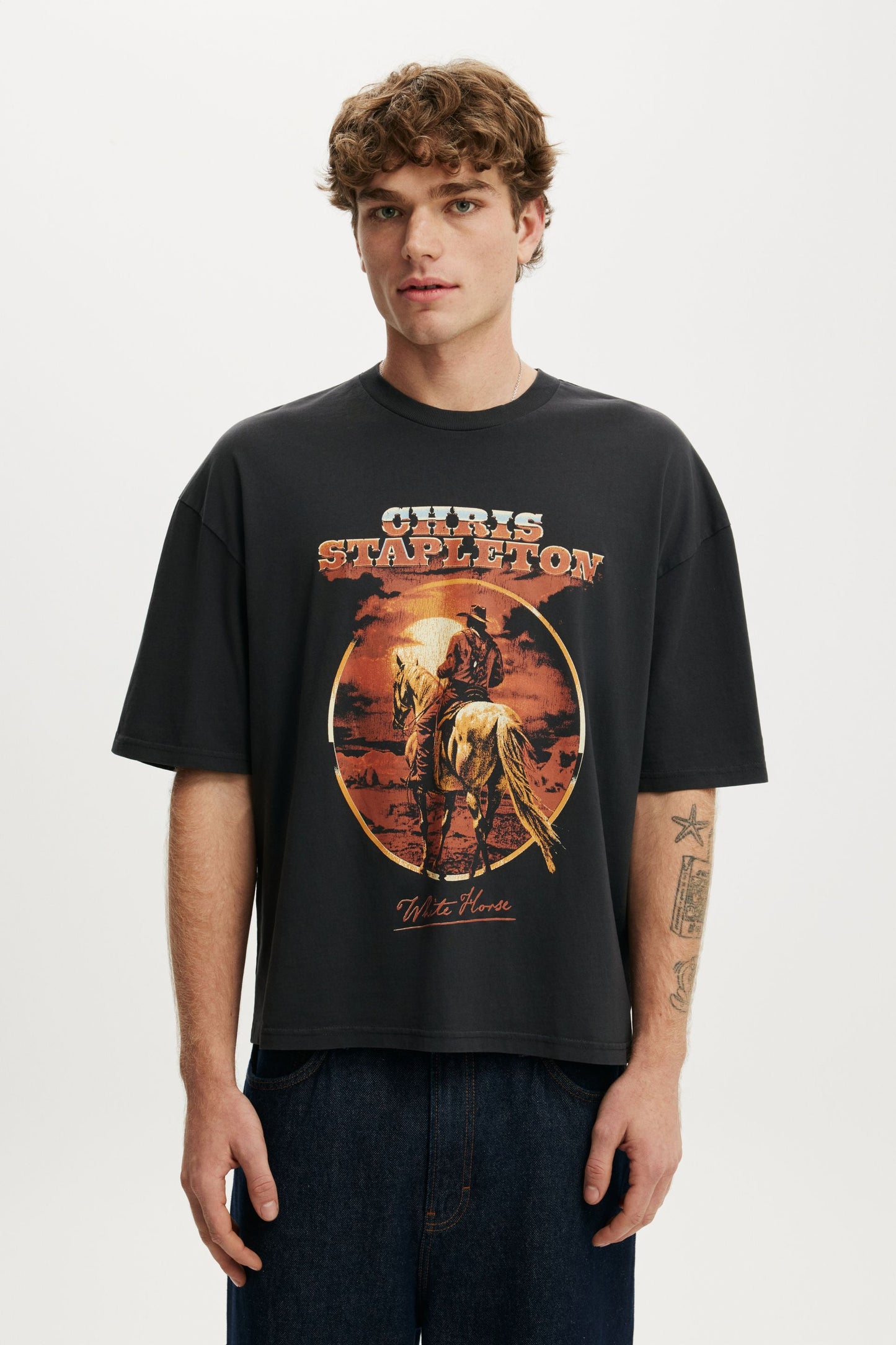 Chris Stapleton Music Crop Fit T-Shirt