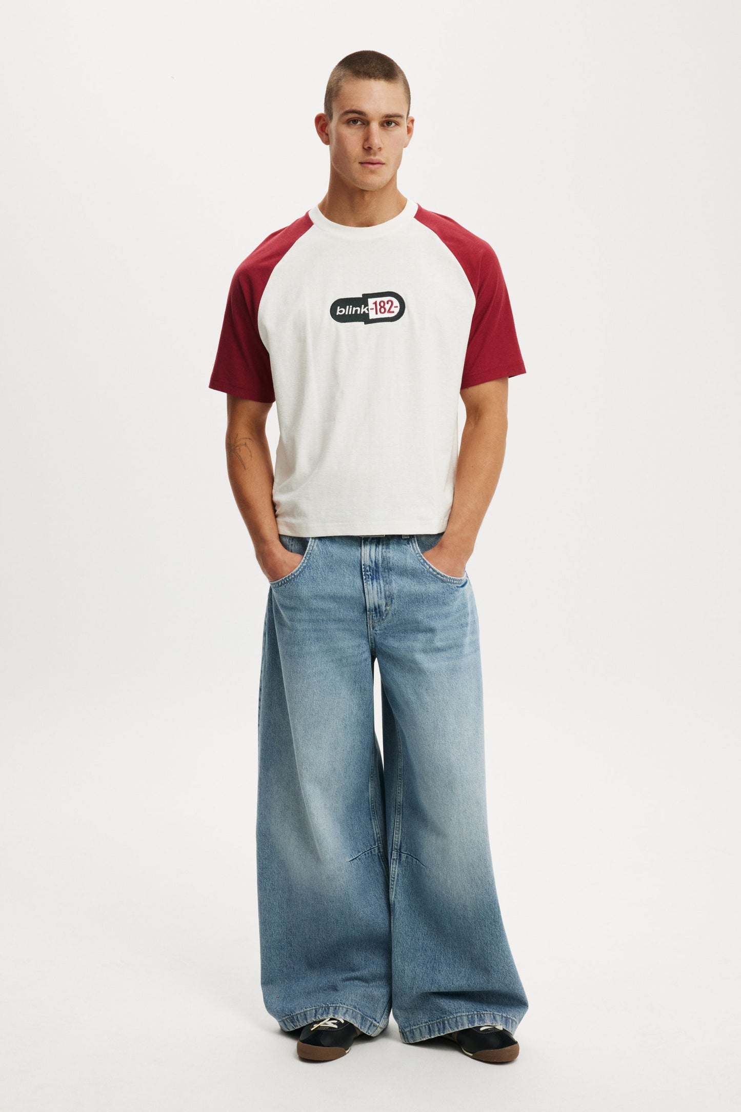 Blink 182 Cropped Fit Music T-Shirt