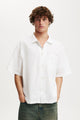 Eli Linen Blend Short Sleeve Shirt