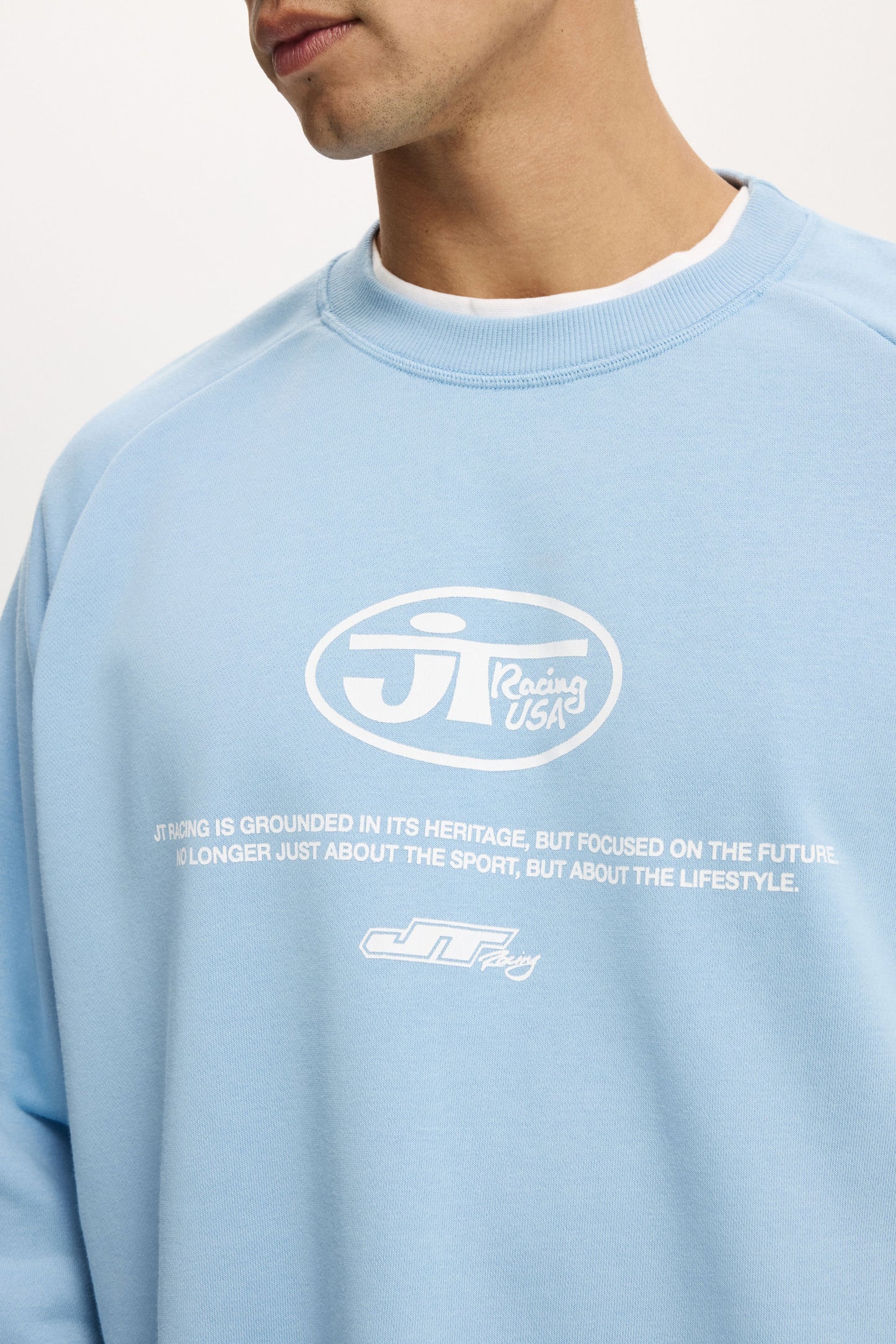 Cropped Honda Jt Racing Crew Fleece