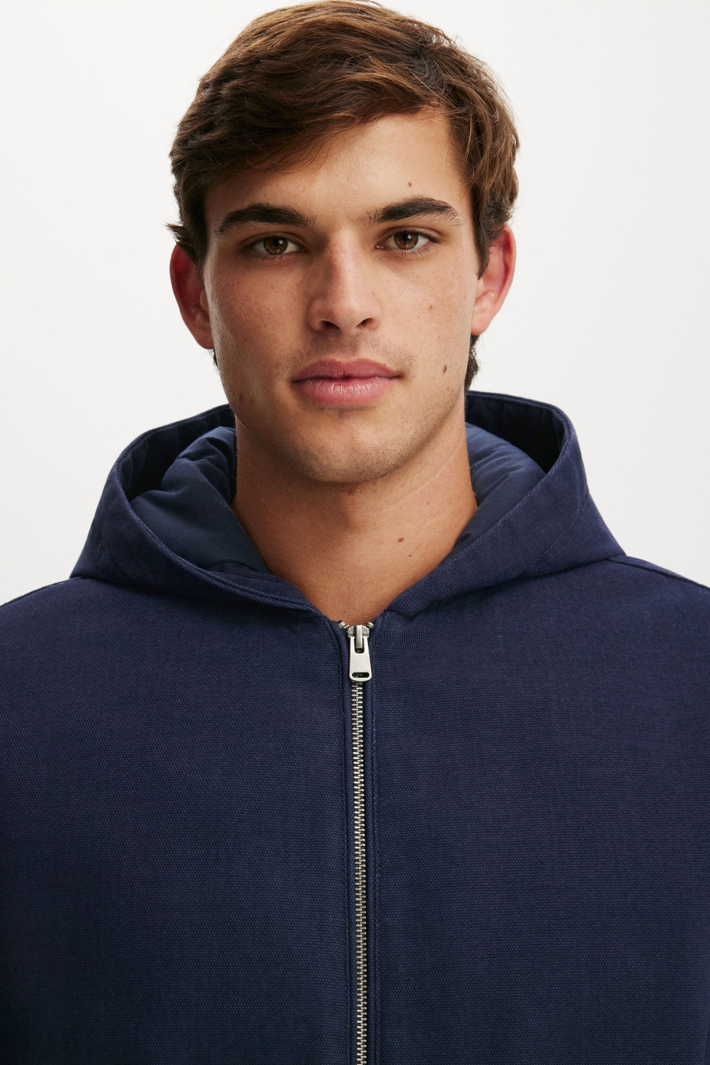 Cropped Hooded Bomber