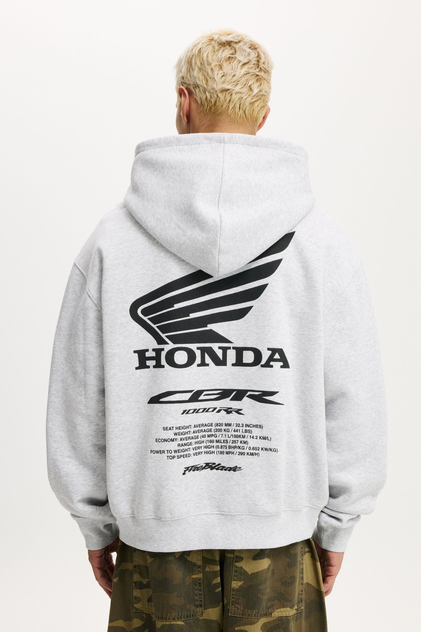 Cropped Fit Honda Jt Racing Hoodie