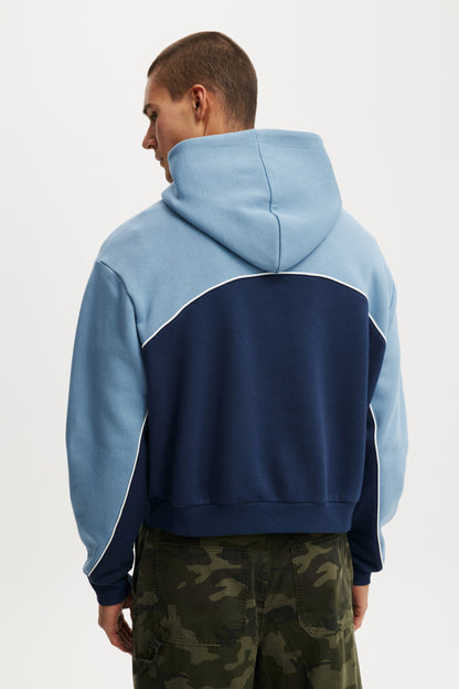 Cropped Fit Graphic Hoodie