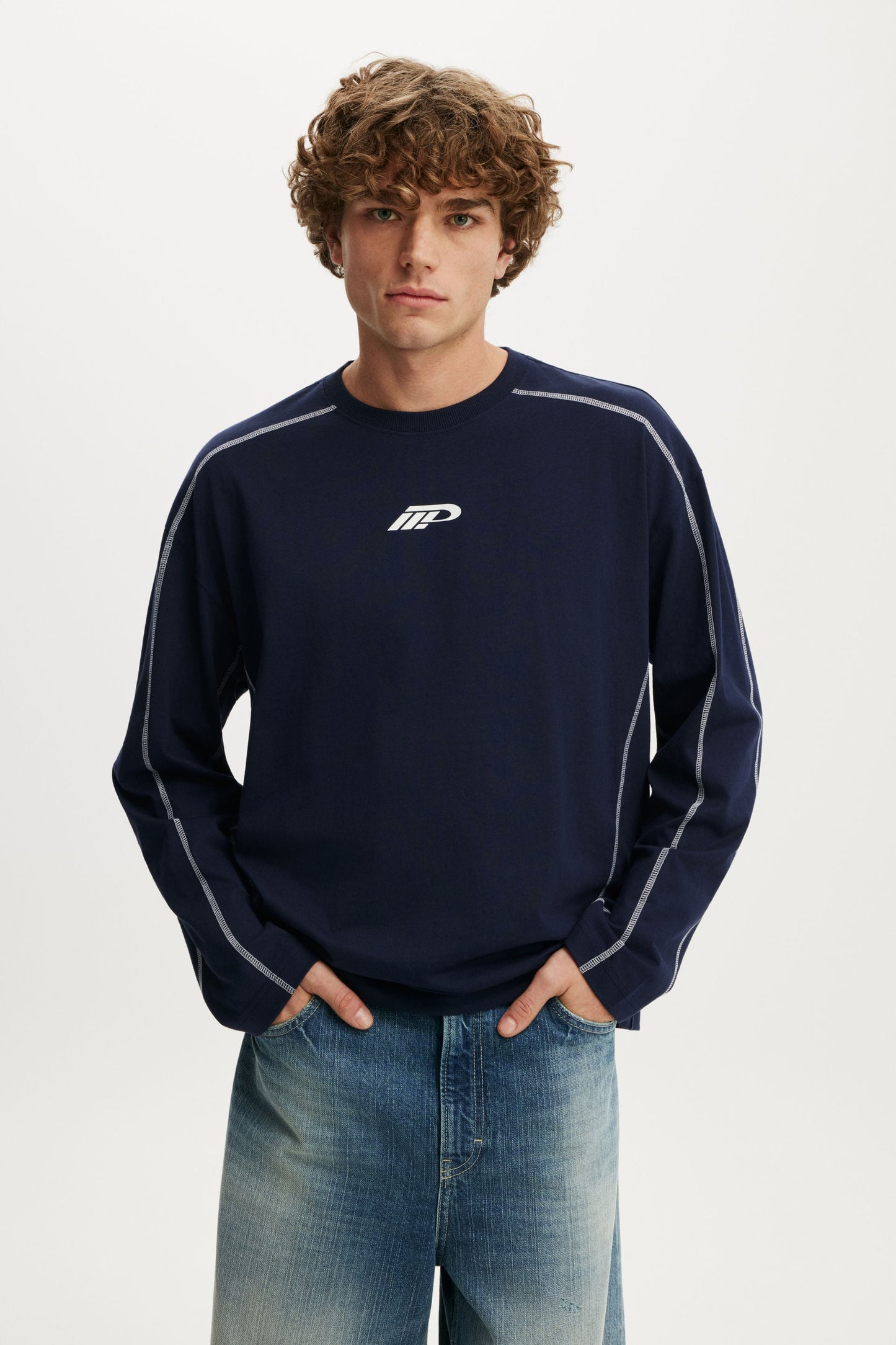 Regular Fit Graphic Ls T-Shirt