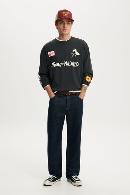 Regular Fit Graphic Ls T-Shirt