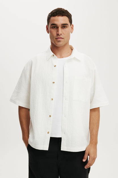 Boxy Fit Short Sleeve Shirt