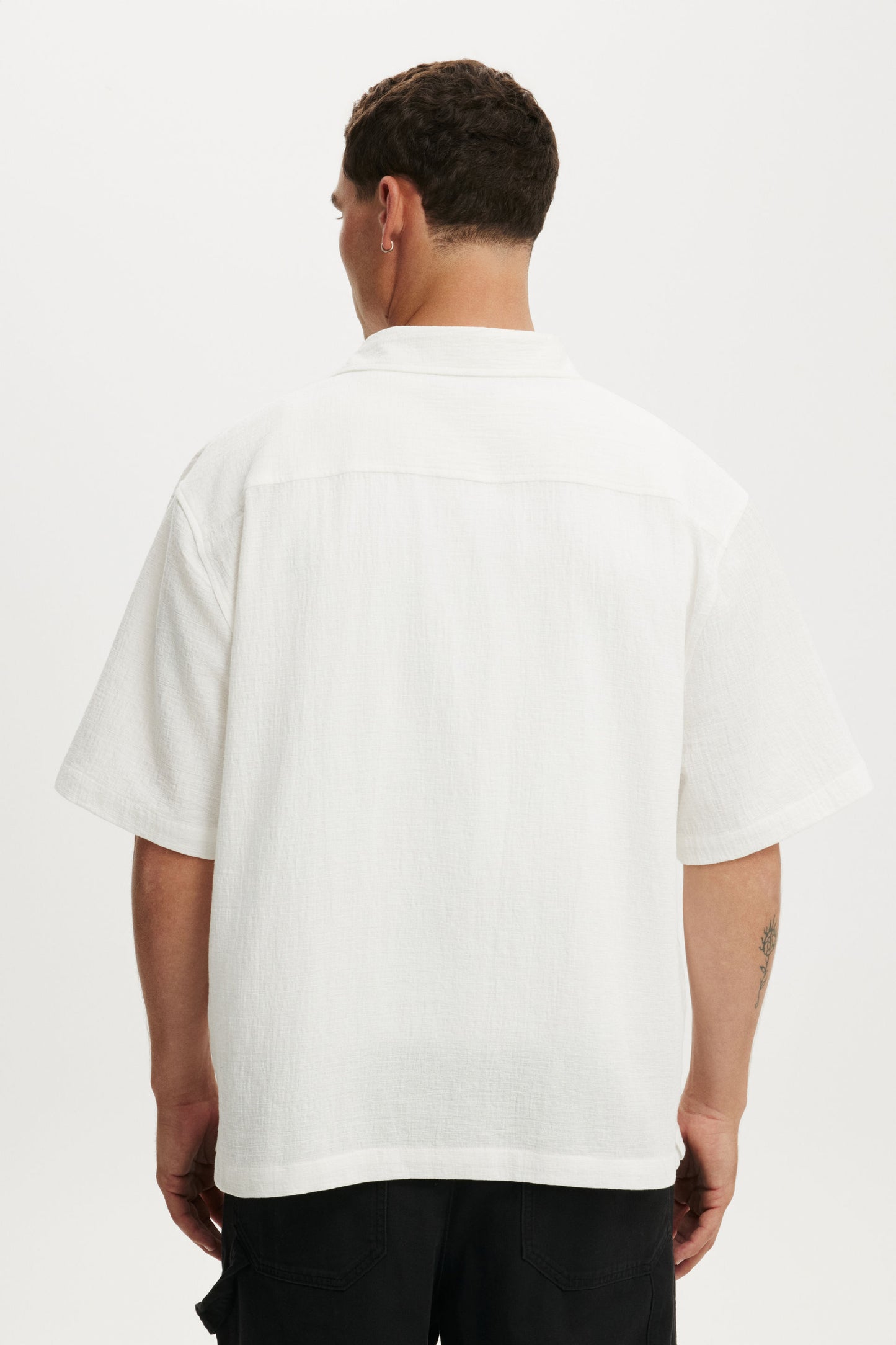 Boxy Fit Short Sleeve Shirt