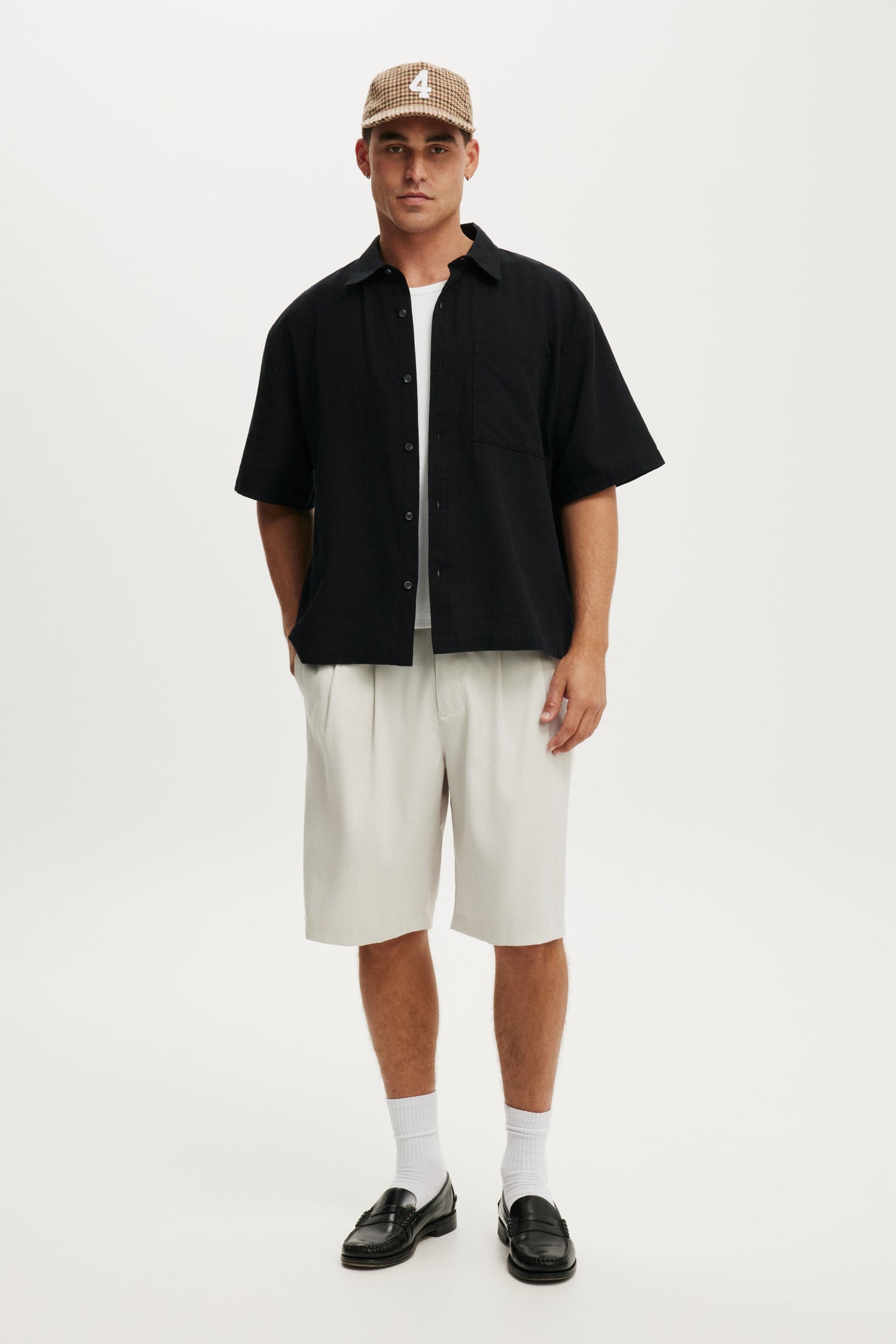 Boxy Fit Short Sleeve Shirt
