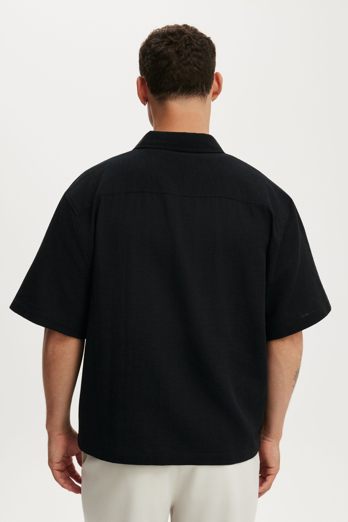 Boxy Fit Short Sleeve Shirt