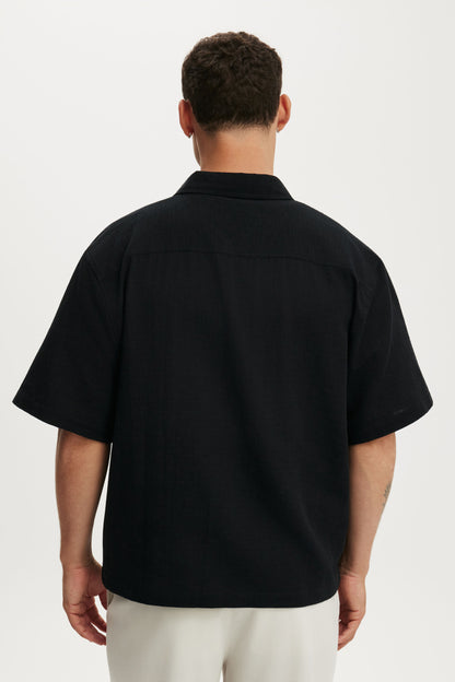 Boxy Fit Short Sleeve Shirt