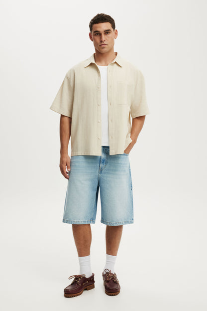 Boxy Fit Short Sleeve Shirt