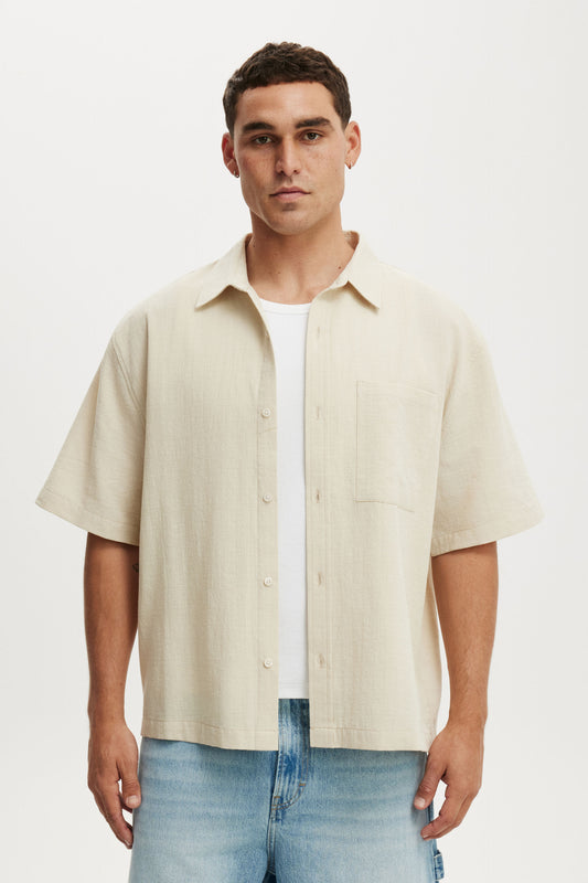 Boxy Fit Short Sleeve Shirt
