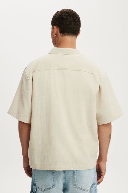 Boxy Fit Short Sleeve Shirt
