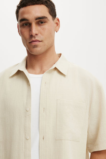 Boxy Fit Short Sleeve Shirt