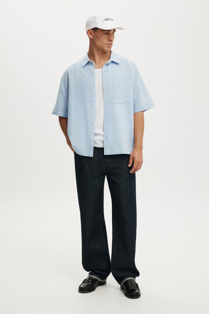 Boxy Fit Short Sleeve Shirt