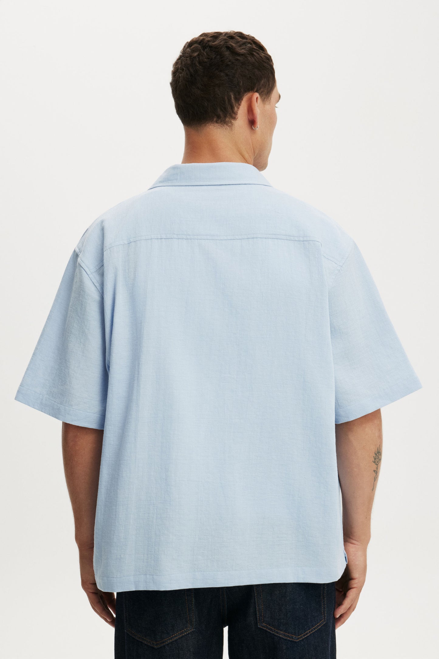 Boxy Fit Short Sleeve Shirt