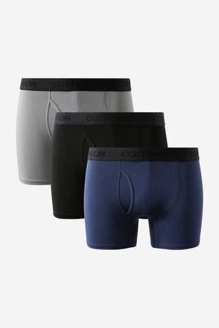 3 Pack Mens Comfort Stretch Boxer Brief