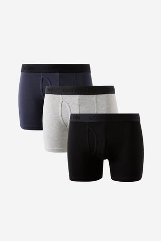 3 Pack Mens Organic Cotton Boxer Brief