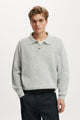 Box Fit Rugby Polo Knit