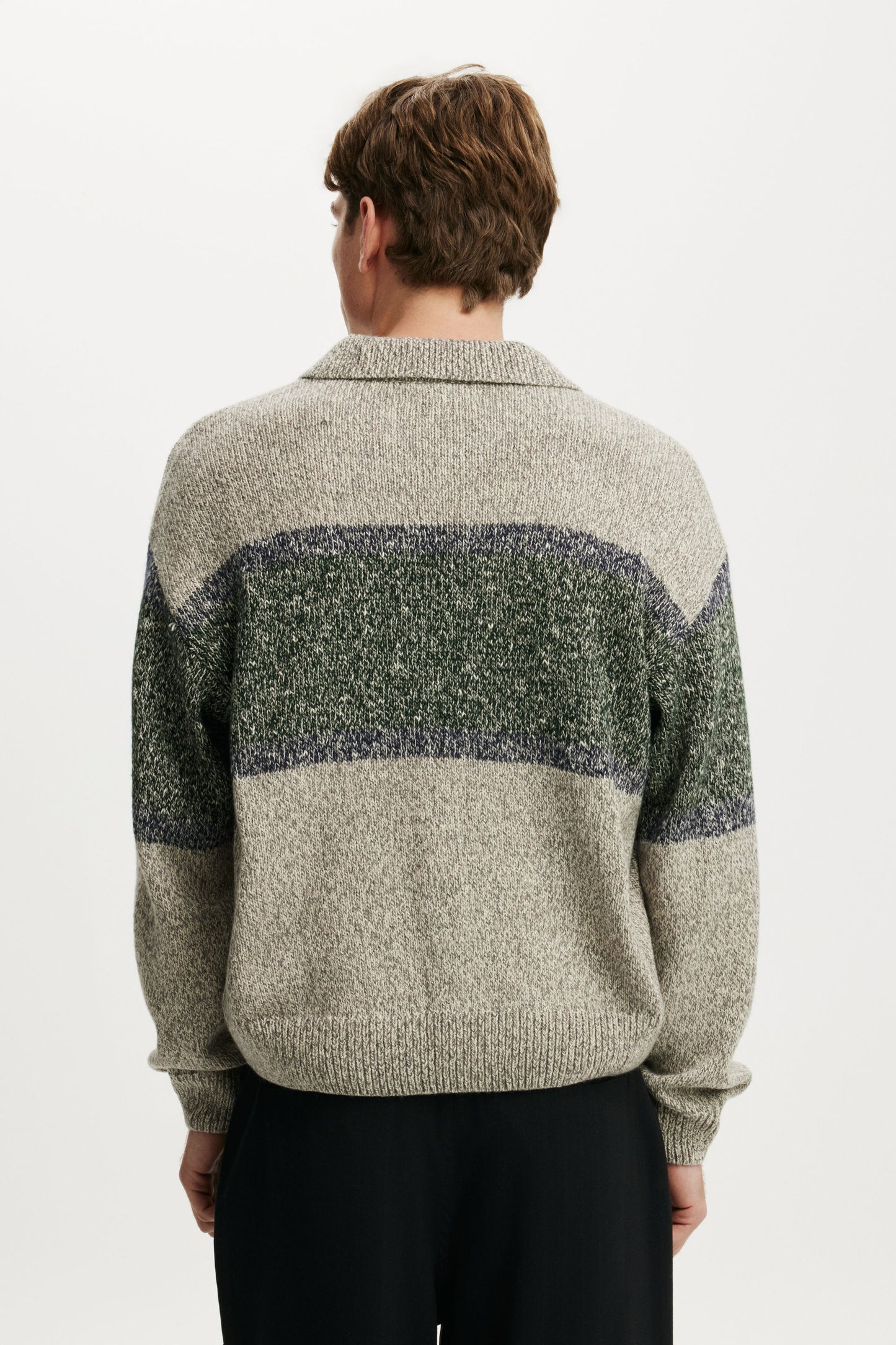 Box Fit Rugby Polo Knit