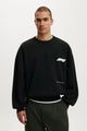 F1 Relaxed Fit Crew Sweater