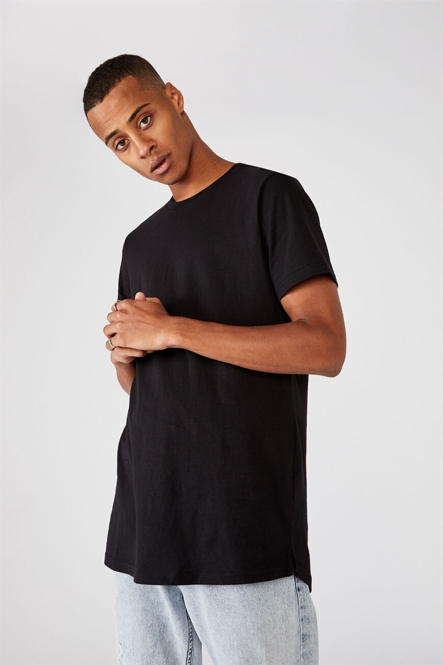Essential Longline Scoop T-Shirt