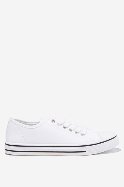 Harlow Lace Up Plimsoll