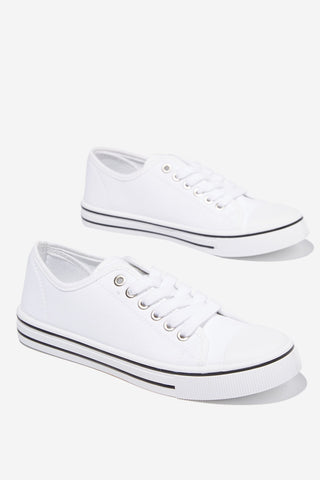 Harlow Lace Up Plimsoll