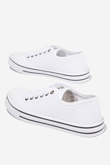 Harlow Lace Up Plimsoll