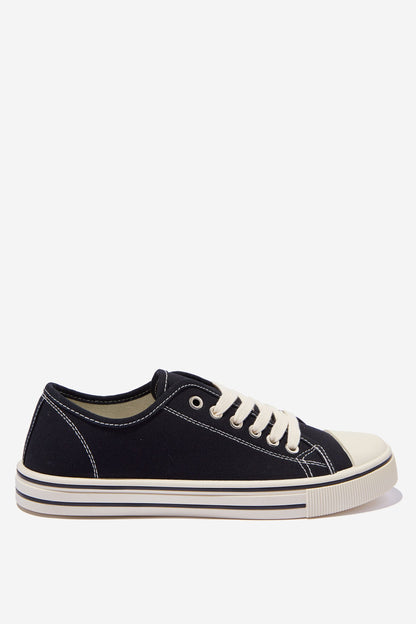 Harlow Lace Up Plimsoll