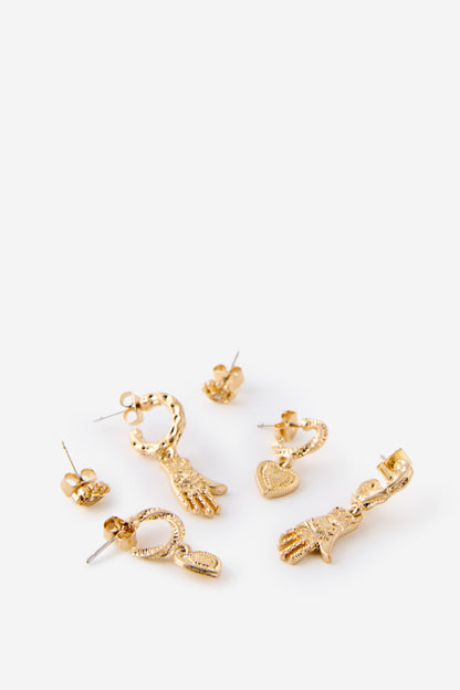 3Pk Mid Earring