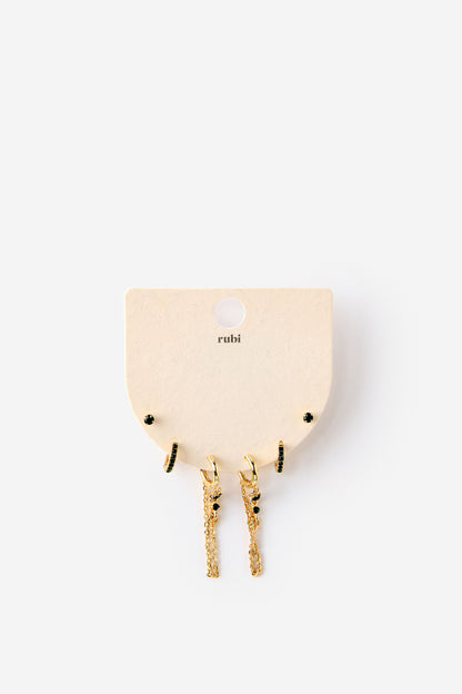 3Pk Mid Earring