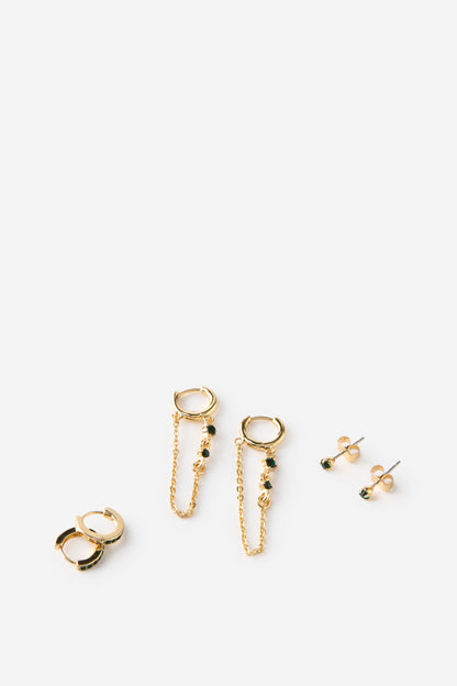 3Pk Mid Earring