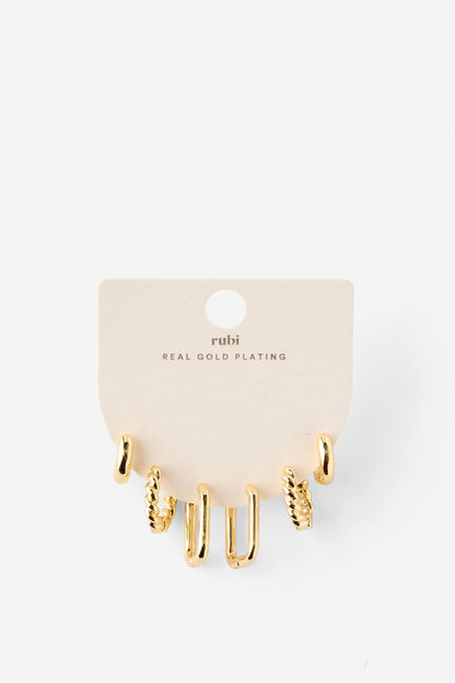 3Pk Mid Earring